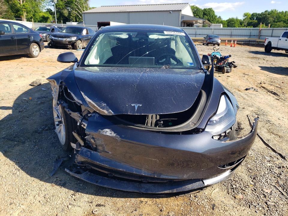 2022 Tesla VIN 5YJ3E1EB8NF127344 COPART salvage auction — FRONT END, Va - Cert Of Title - Salvage, sold $3,800 on 2026-07-10 (photo 5)