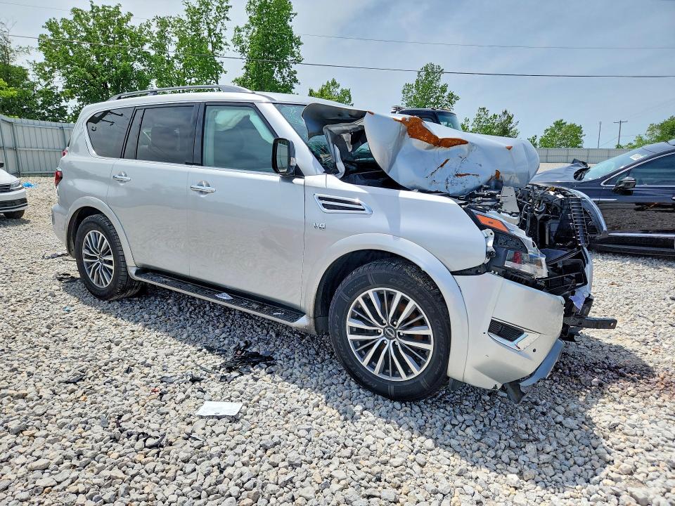 2022 Nissan Armada VIN JN8AY2BB5N9814255 COPART salvage auction — FRONT END, Mi - Scrap Certificate Of Title, sold $10,500 on 2026-07-04 (photo 4)