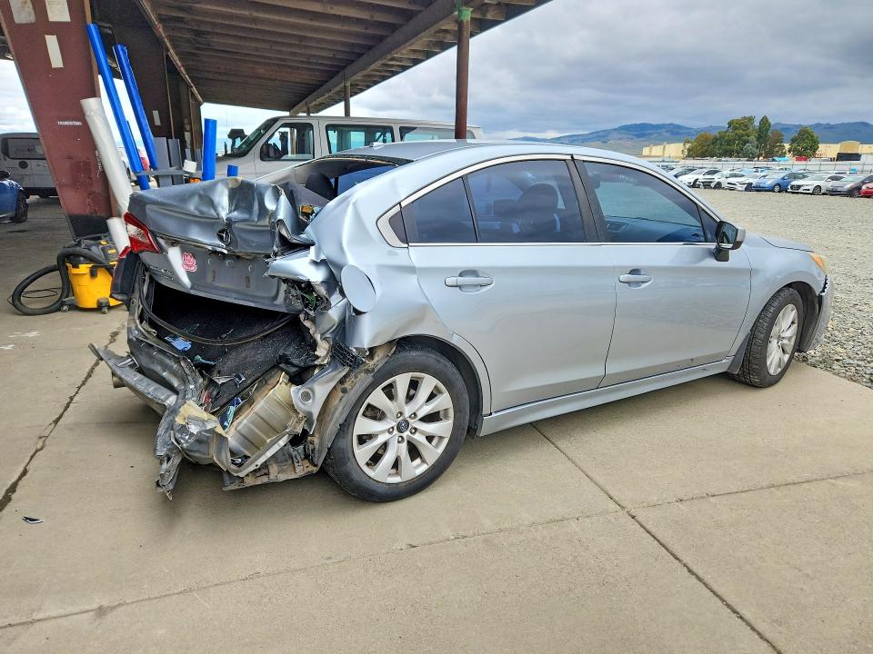 2015 Subaru LEGACY VIN 4S3BNAC61F3046279 COPART salvage auction — REAR END, Ca - Salvage Certificate, sold $400 on 2026-07-02 (photo 3)