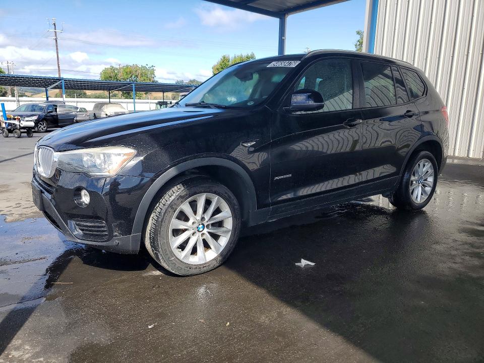 2015 BMW X3 VIN 5UXWX9C5XF0D48111 COPART salvage auction — MINOR DENT/SCRATCHES, CA - CERTIFICATE OF TITLE, sold $1,950 on 2026-07-09 (photo 1)