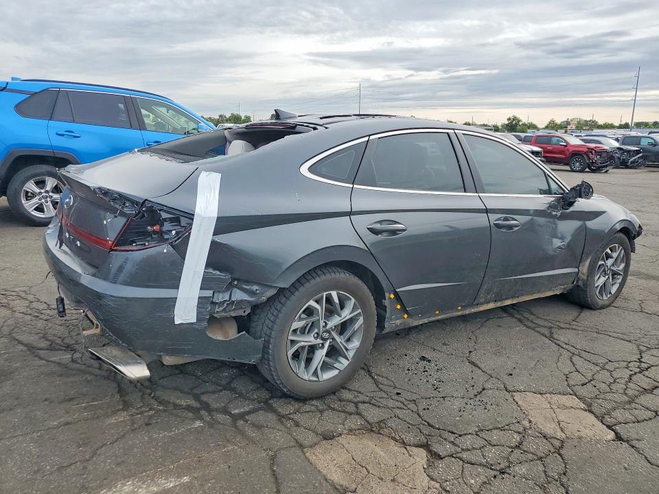 2022 Hyundai Sonata VIN KMHL14JA2NA225624 COPART salvage auction — REAR END, Co - Public - Salvage Title, sold $1,550 on 2026-07-09 (photo 3)