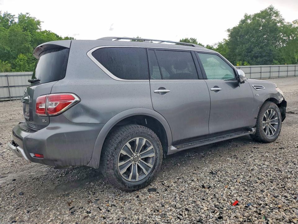 2018 Nissan Armada VIN JN8AY2NC3J9553397 COPART salvage auction — FRONT END, Ar - Cert Of Title-Salvage, sold $8,800 on 2026-07-20 (photo 3)