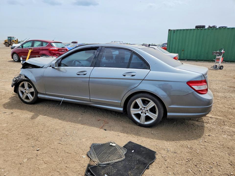 2010 Mercedes-benz C-klasse VIN WDDGF8BB4AF451947 COPART salvage auction — FRONT END, Il - Salvage Certificate, sold $575 on 2026-07-28 (photo 2)