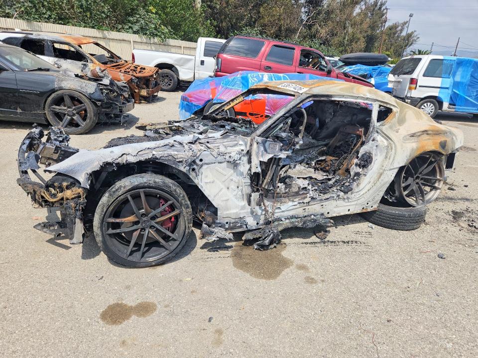 2020 Toyota Supra VIN WZ1DB4C0XLW033007 COPART salvage auction — BURN, CA - NON-REPAIRABLE VEHICLE CERT, sold $50 on 2026-07-29 (photo 1)