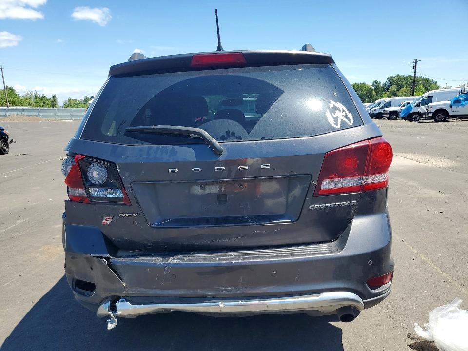 2018 Dodge VIN 3C4PDDGG3JT345704 COPART salvage auction — REAR END, Or - Salvage Title Certificate, sold $1,450 on 2026-08-17 (photo 6)