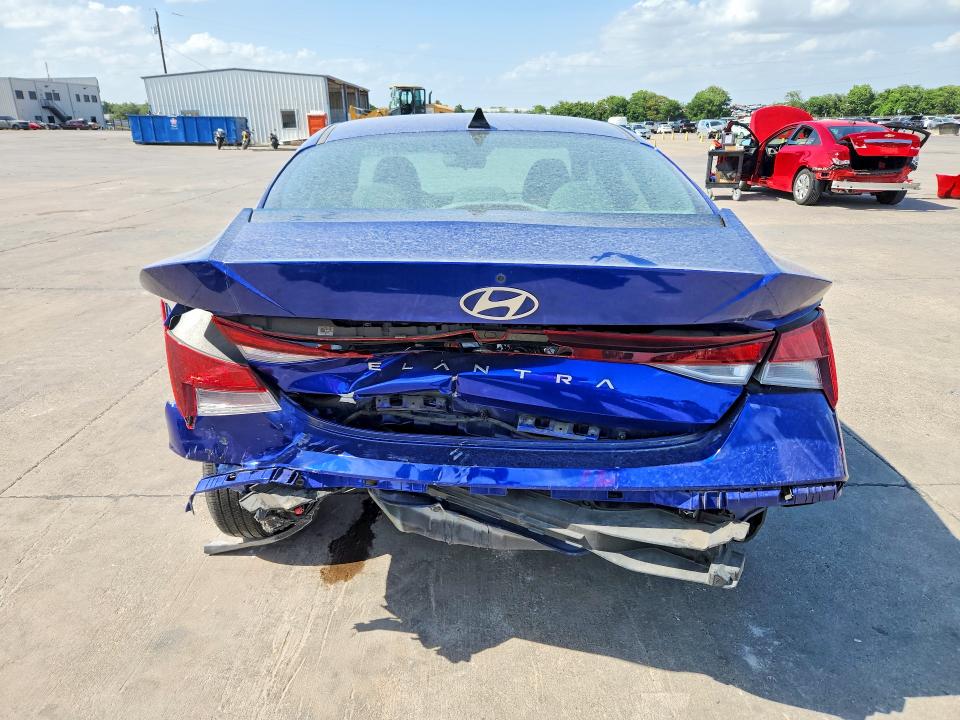 2024 Hyundai Elantra VIN KMHLM4DG1RU664759 COPART salvage auction — REAR END, TX - SALVAGE VEHICLE TITLE, sold $4,500 on 2026-08-01 (photo 6)