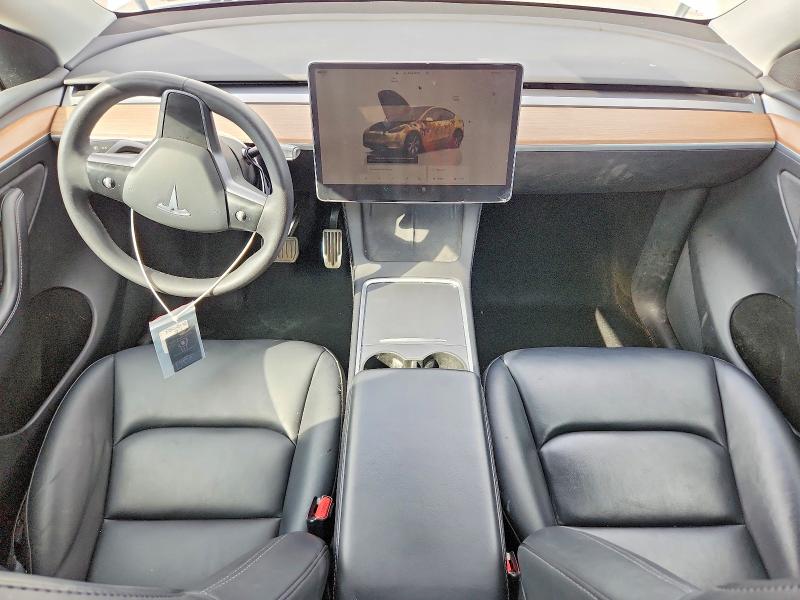 2022 Tesla Model y VIN 7SAYGAEE1NF515089 COPART salvage auction — REAR END, Co - Public - Salvage Title, sold $9,600 on 2026-07-29 (photo 8)