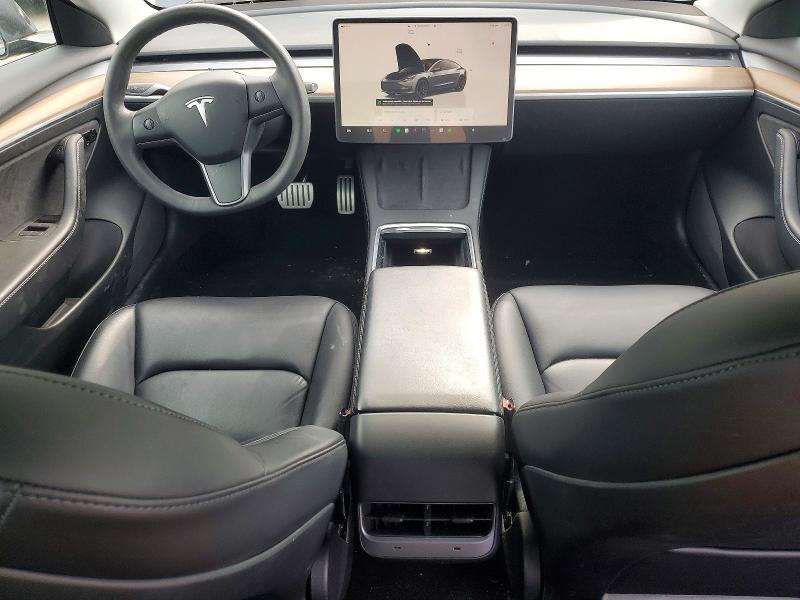 2022 Tesla Model 3 VIN 5YJ3E1EC2NF266314 COPART salvage auction — FRONT END, Nj - Cert Of Title-Salvage, sold $6,300 on 2026-07-21 (photo 8)