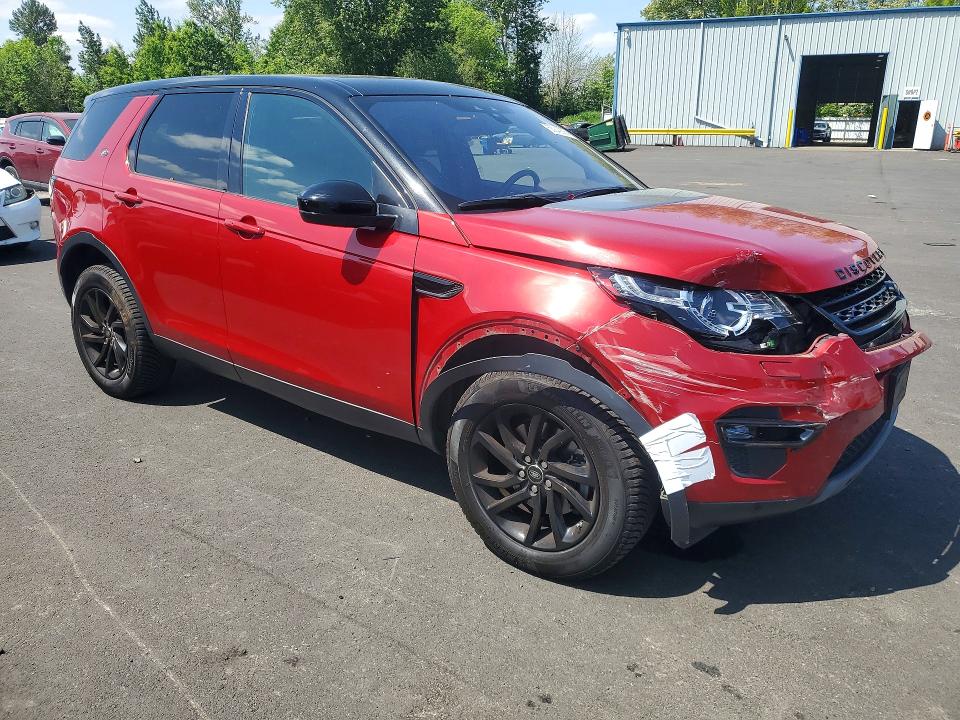 2017 Land rover Discovery VIN SALCR2BG7HH703514 COPART salvage auction — FRONT END, Or - Salvage Title Certificate, sold $2,850 on 2026-07-27 (photo 4)