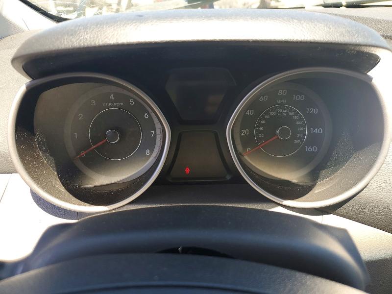 2013 Hyundai Elantra VIN KMHDH4AE1DU010882 COPART salvage auction — FRONT END, Ca - Salvage Certificate, sold $225 on 2026-07-06 (photo 9)