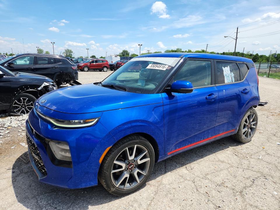 2021 Kia Soul VIN KNDJ53AF2M7741760 COPART salvage auction — REAR END, In - Cert Of Title-Salvage Title, sold $225 on 2026-07-21 (photo 5)