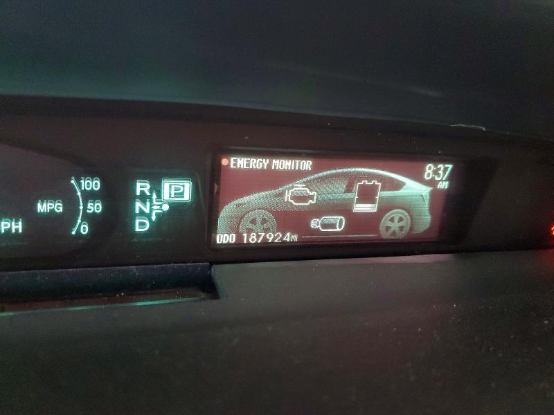2013 Toyota Prius VIN JTDKN3DU8D1733938 COPART salvage auction — FRONT END, Ca - Salvage Certificate, sold $1,900 on 2026-07-14 (photo 9)
