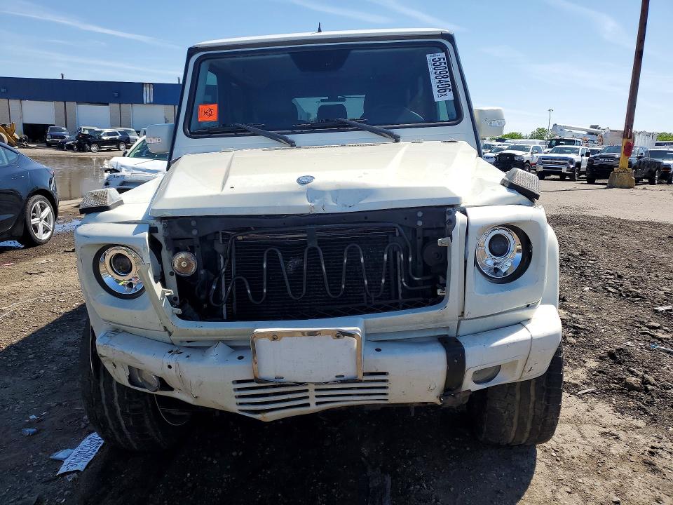 2011 Mercedes-benz G-class VIN WDCYC3HF6BX190945 COPART salvage auction — FRONT END, MI - CERTIFICATE OF TITLE, sold $14,700 on 2026-07-10 (photo 5)