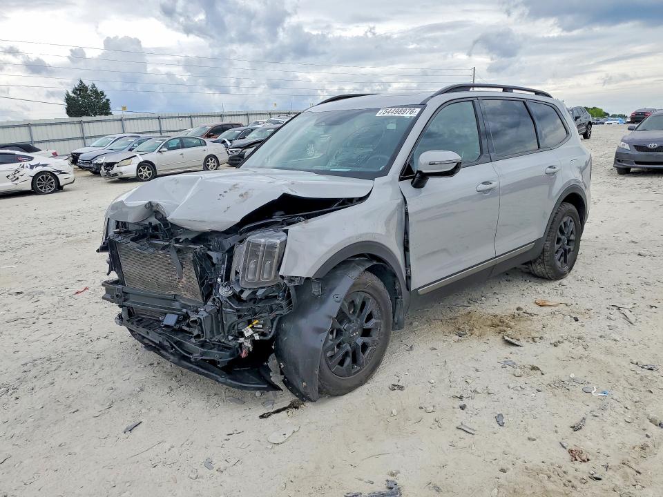 2023 Kia Telluride VIN 5XYP5DGC6PG402732 COPART salvage auction — FRONT END, Salvage Title, sold $6,600 on 2026-08-03 (photo 1)