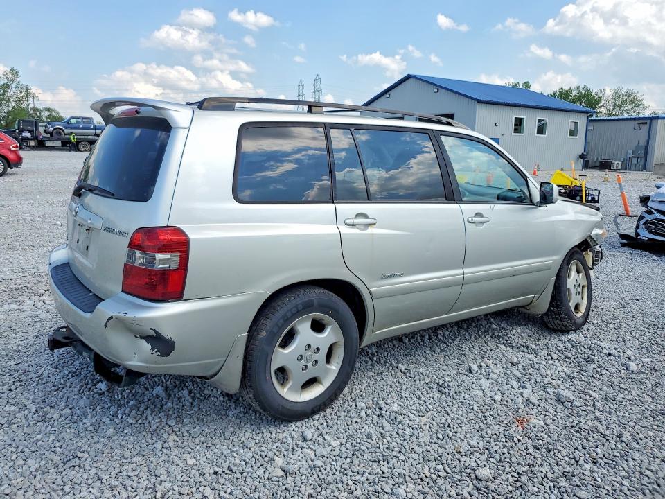 2007 Toyota Highlander VIN JTEEP21A870211411 COPART salvage auction — FRONT END, Oh - Cert Of Title-Salvage, sold $1,250 on 2026-07-07 (photo 3)