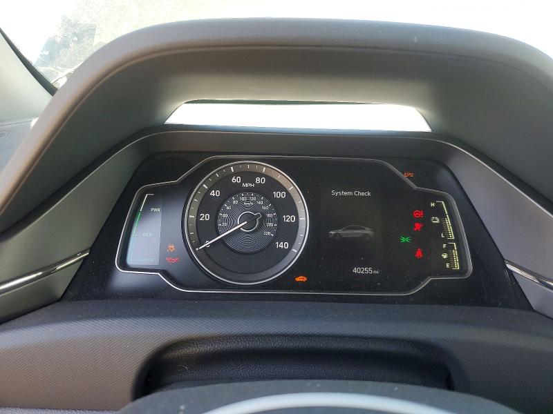 2021 Hyundai Ioniq VIN KMHC65LC5MU245840 COPART salvage auction — FRONT END, Mo - Junking Certificate (P), sold $3,850 on 2026-07-07 (photo 9)