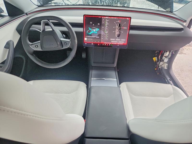2025 Tesla Model 3 VIN 5YJ3E1EA0TF166398 COPART salvage auction — SIDE, Ga - Cert Of Title-Salvage, sold $13,900 on 2026-07-16 (photo 8)