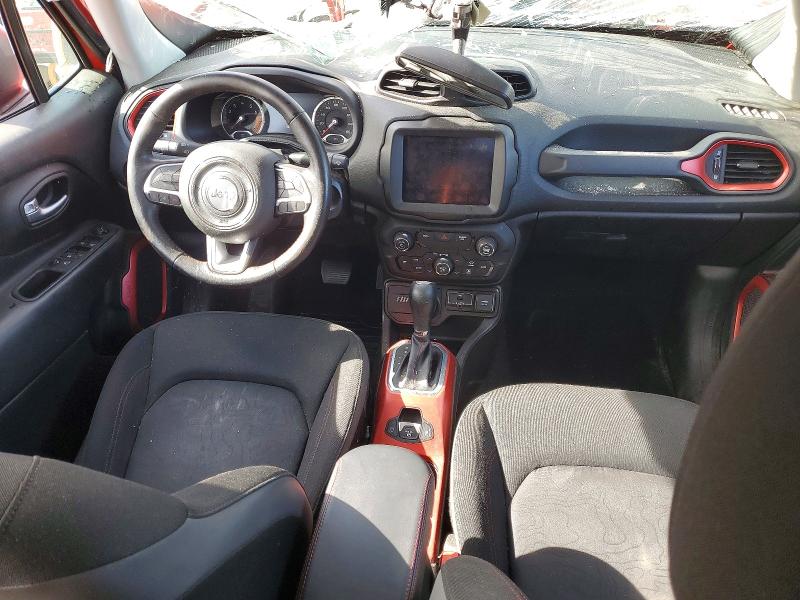 2019 Jeep Renegade VIN ZACNJBC10KPK08750 COPART salvage auction — ROLLOVER, Oh - Cert Of Title-Salvage, sold $125 on 2026-08-20 (photo 8)
