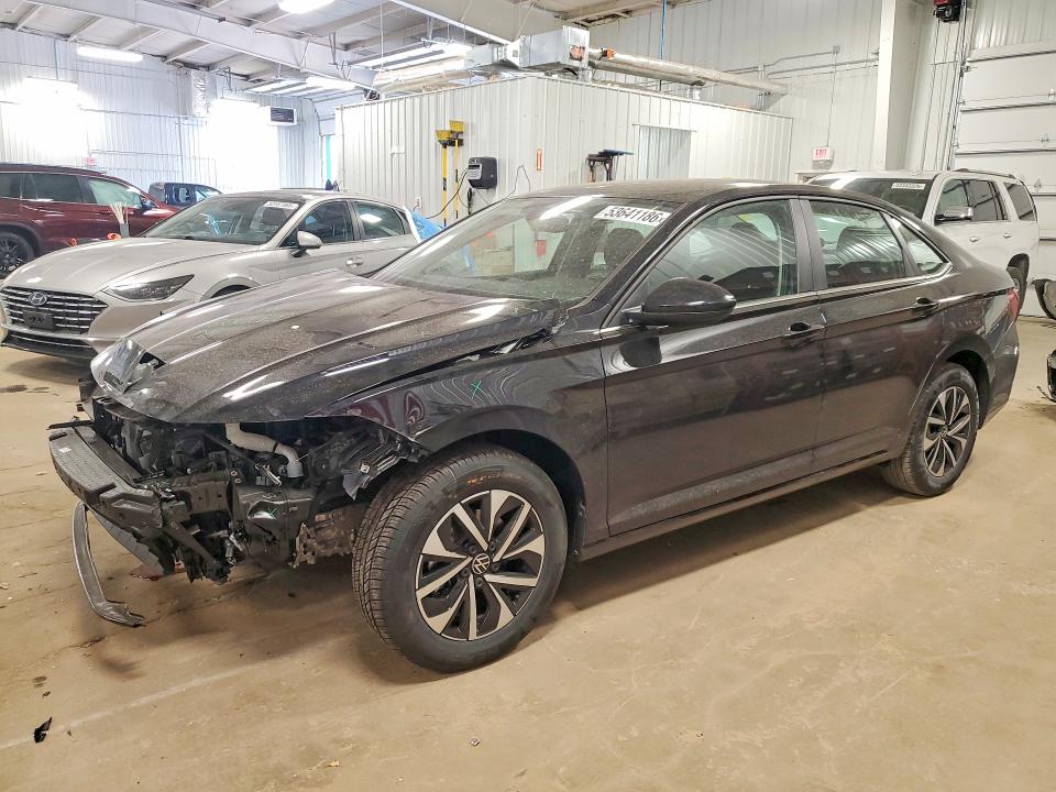 2026 Volkswagen VIN 3VW5W7BU5TM031577 COPART salvage auction — FRONT END, MN - CERT OF TITLE-SALVAGE, sold $6,600 on 2026-07-02 (photo 1)