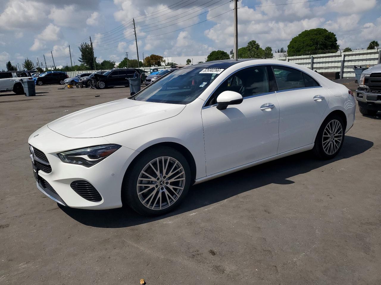 2025 Mercedes-Benz CLA-Class VIN W1K5J4GB5SN522605 — COPART salvage auction photo