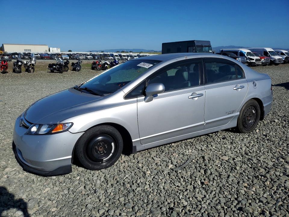 2008 Honda Civic VIN 1HGFA15538L042613 COPART salvage auction — VANDALISM, Ca - Salvage Certificate, sold $325 on 2026-07-02 (photo 1)