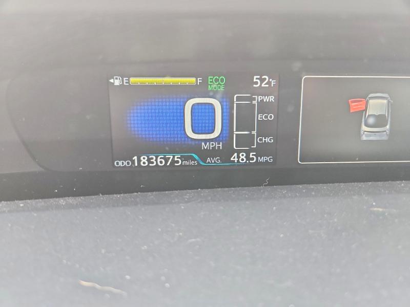 2016 Toyota Prius VIN JTDKARFU7G3006696 COPART salvage auction — REAR END, Ma - Cert Of Title-Reconstrctd Coll, sold $2,900 on 2026-07-02 (photo 9)