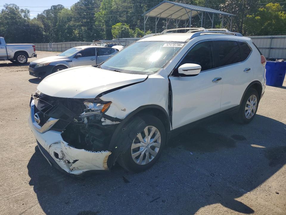 2016 Nissan Rogue VIN KNMAT2MTXGP728017 COPART salvage auction — FRONT END, Ga - Cert Of Title-Salvage, sold $275 on 2026-07-30 (photo 1)
