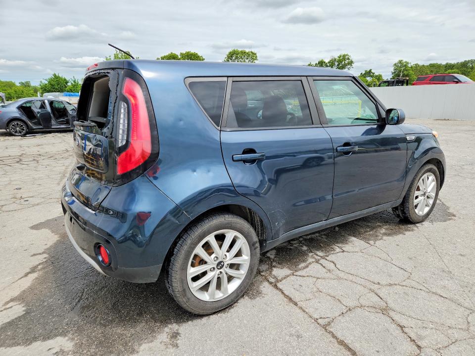 2017 Kia Soul VIN KNDJP3A51H7477261 COPART salvage auction — HAIL, Mo - Salvage Certificate Of Title, sold $1,100 on 2026-07-27 (photo 3)