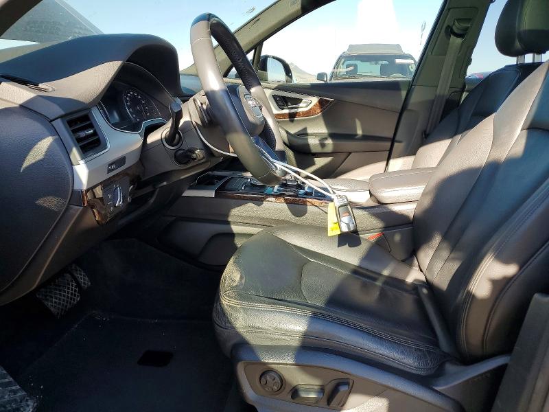 2018 Audi Q7 VIN WA1AHAF78JD040998 COPART salvage auction — FRONT END, Mt - Salvage Certificate Of A Vehic, sold $6,300 on 2026-07-07 (photo 7)