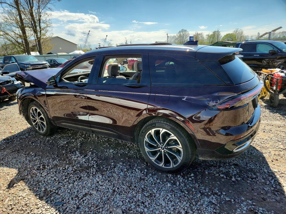 2025 Lincoln Nautilus VIN 5LMPJ8KA7SJ897890 COPART salvage auction — FRONT END, Ny - Mv-907A Salvage Certificate, sold $15,100 on 2026-07-29 (photo 2)