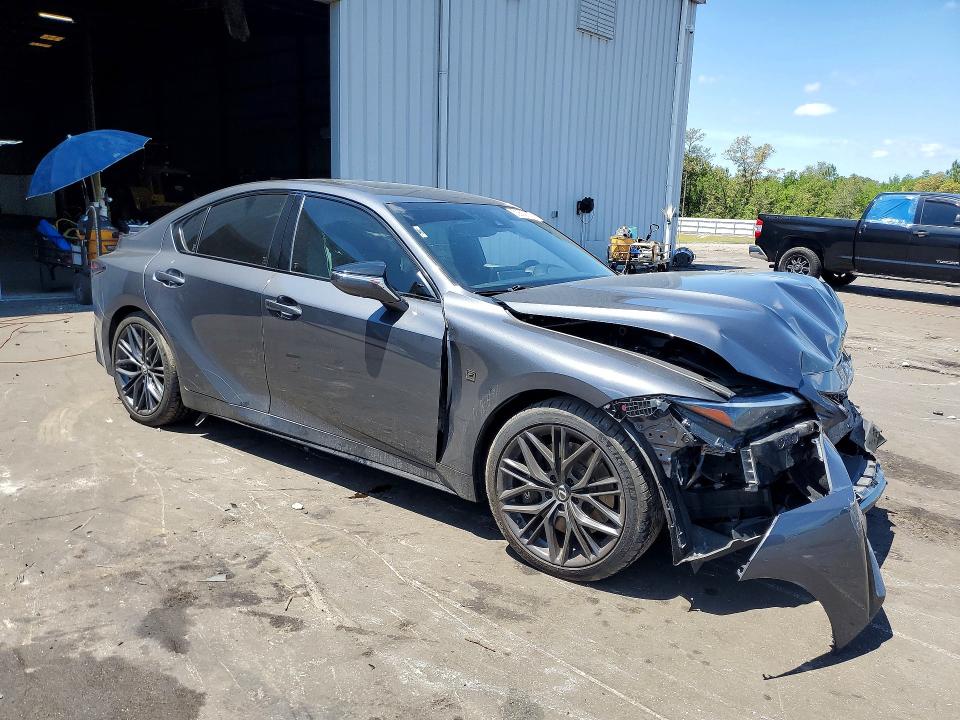 2023 Lexus Is VIN JTHAP1D27P5003992 COPART salvage auction — FRONT END, Fl - Cert Of Title Slvg Rebuildable, sold $15,800 on 2026-07-08 (photo 4)