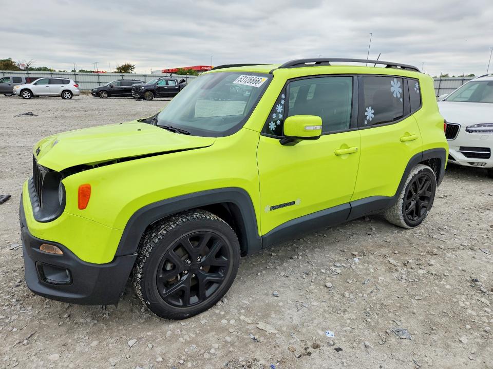 2017 Jeep VIN ZACCJABB2HPG47942 COPART salvage auction — FRONT END, Il - Salvage Certificate, sold $2,100 on 2026-07-06 (photo 1)
