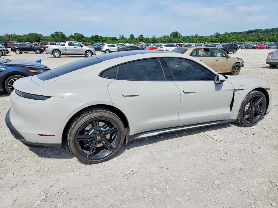 2021 Porsche Taycan VIN WP0AB2Y19MSA43563 COPART salvage auction — SIDE, Il - Salvage Certificate, sold $24,700 on 2026-08-03 (photo 3)