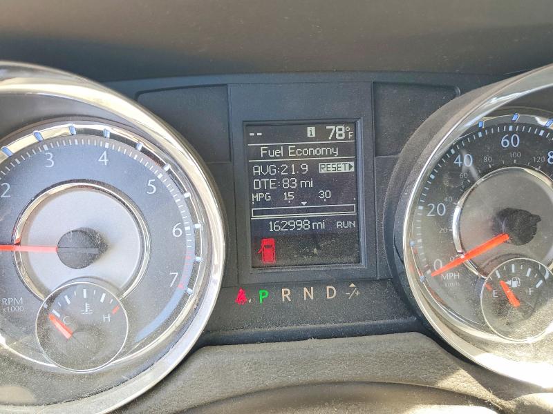 2012 Chrysler Voyager VIN 2C4RC1CGXCR411459 COPART salvage auction — REAR END, Ks - Cert Of Title-Salvage, sold $625 on 2026-07-02 (photo 9)