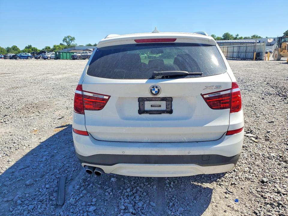 2017 BMW VIN 5UXWZ7C34H0X41714 COPART salvage auction — UNDERCARRIAGE, Al - Cert Of Title-Salvage Title, sold $2,900 on 2026-07-07 (photo 6)