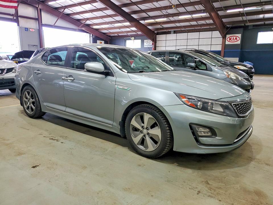 2015 Kia Optima hybrid VIN KNAGN4AD7F5090863 COPART salvage auction — MINOR DENT/SCRATCHES, Vt - Certificate Of Title, sold $2,000 on 2026-07-09 (photo 4)