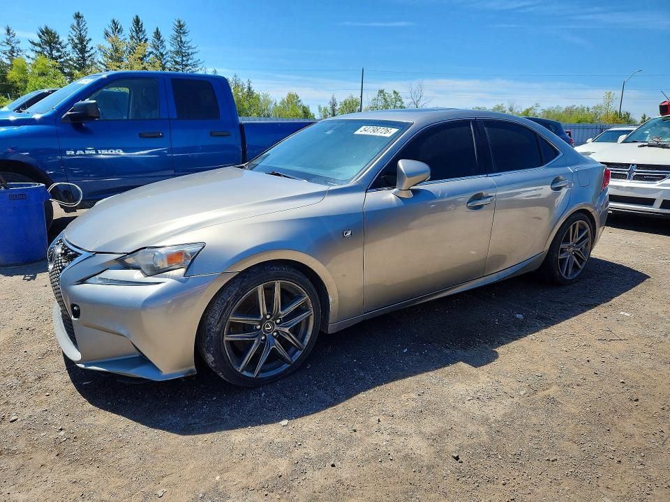 2014 Lexus Is VIN JTHCE1D20E5003411 COPART salvage auction — SIDE, On - Permit No Brand - Fit (P), sold $6,200 on 2026-07-28 (photo 1)