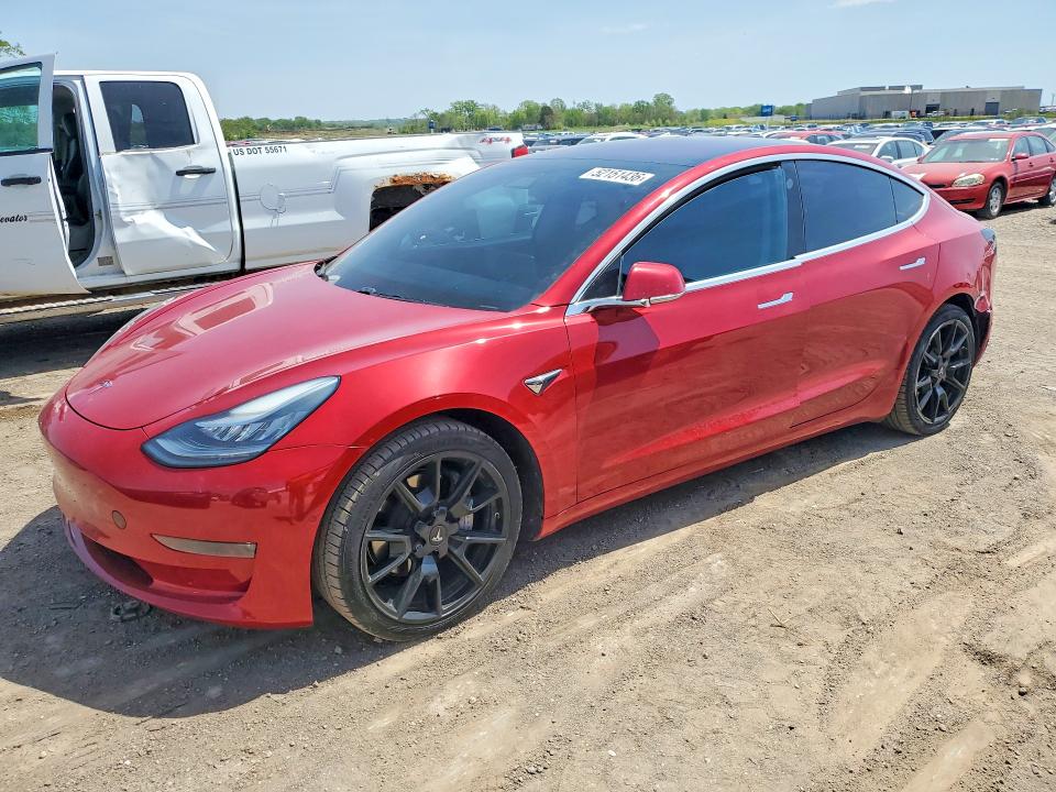 2018 Tesla Model 3 VIN 5YJ3E1EB4JF132874 COPART salvage auction — REAR END, Ia - Cert Of Title-Salvage Title, sold $13,800 on 2026-07-17 (photo 1)