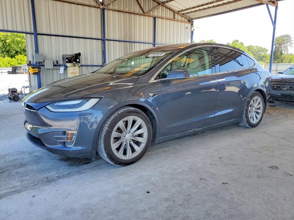 2017 Tesla Model x VIN 5YJXCDE27HF067005 COPART salvage auction — REAR END, Ga - Cert Of Title-Salvage, sold $6,300 on 2026-07-23 (photo 1)