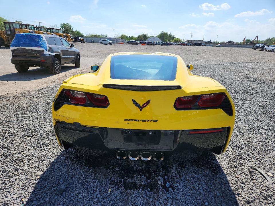 2019 Chevrolet Corvette stingray VIN 1G1YA2D77K5122467 COPART salvage auction — FRONT END, Ny - Mv-907A Salvage Certificate, sold $12,100 on 2026-07-14 (photo 6)