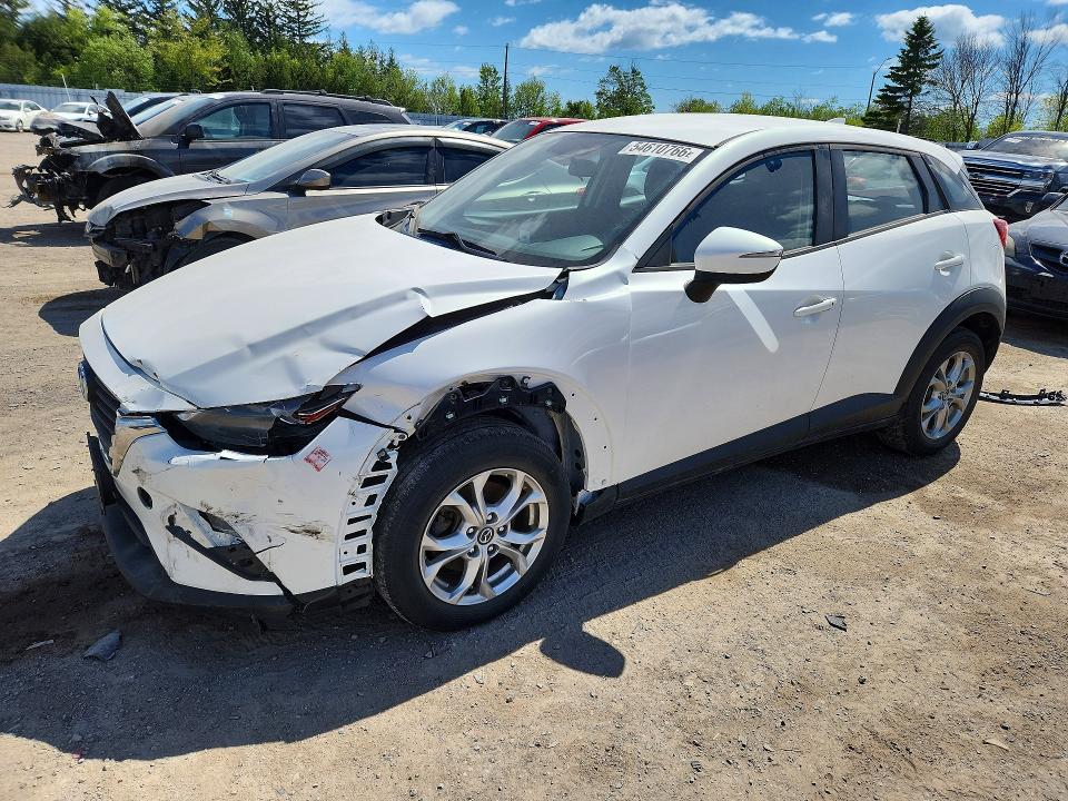 2017 Mazda Cx-3 VIN JM1DKFC70H0170815 COPART salvage auction — FRONT END, On - Permit No Brand - Unfit, sold $2,050 on 2026-07-16 (photo 1)