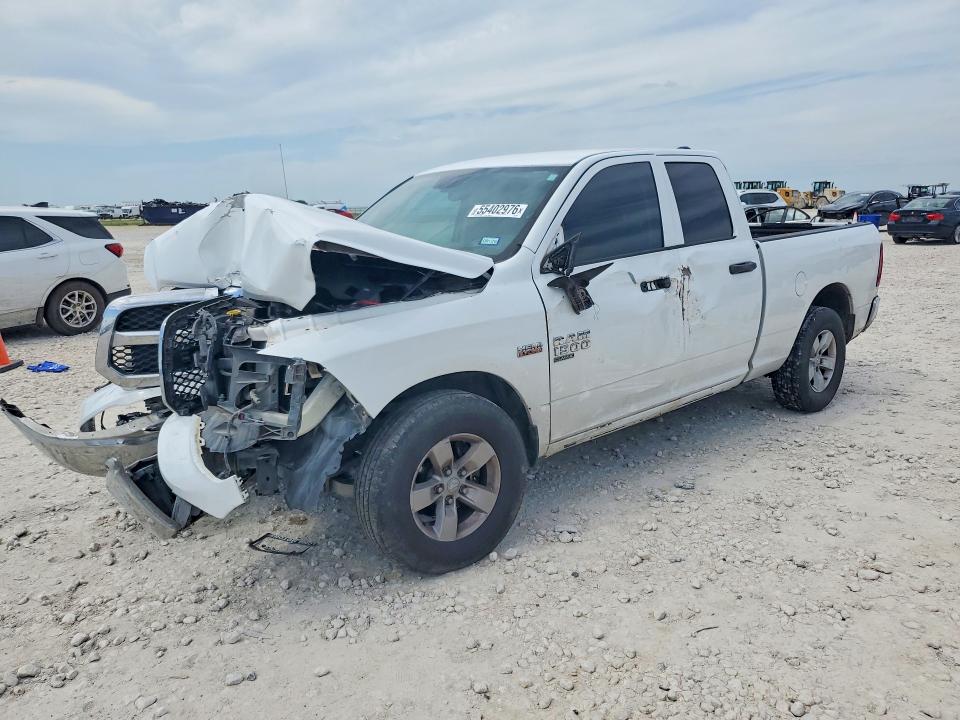 2019 Ram 1500 VIN 1C6RR6FT9KS683851 COPART salvage auction — FRONT END, Tx - Salvage Vehicle Title, sold $1,200 on 2026-07-09 (photo 1)