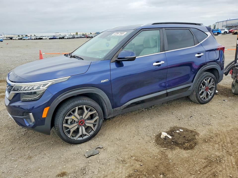 2021 Kia Seltos VIN KNDETCA2XM7162763 COPART salvage auction — SIDE, Ca - Salvage Certificate, sold $5,900 on 2026-07-10 (photo 1)