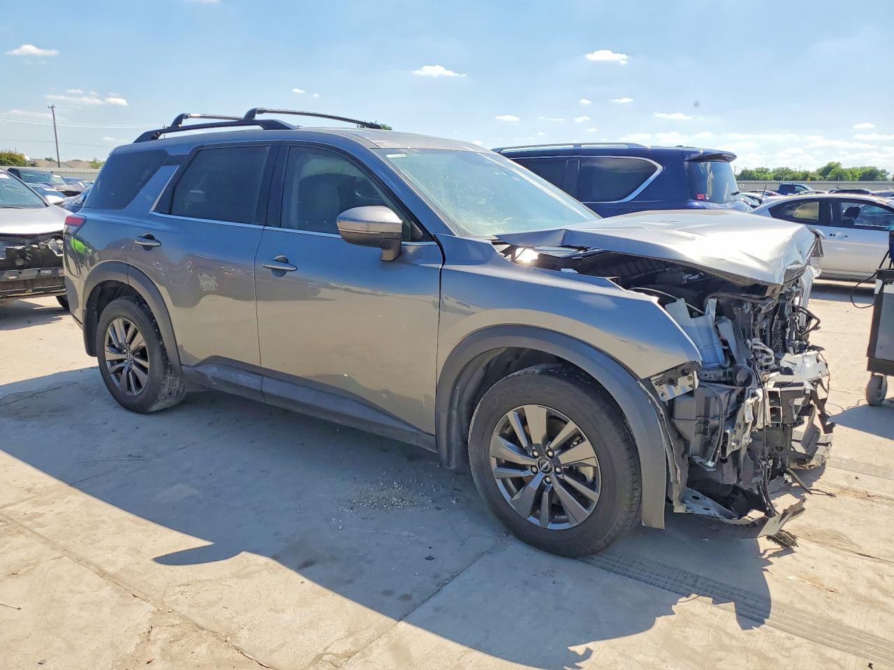 2022 Nissan Pathfinder VIN 5N1DR3BB2NC208051 COPART salvage auction — Front End, TX - SALVAGE VEHICLE TITLE, sold $4,450 on 2026-06-25 (photo 4)