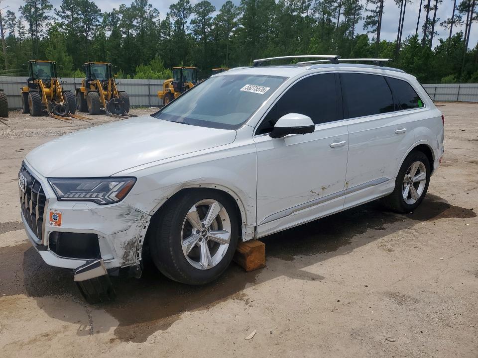 2023 Audi Q7 VIN WA1AXBF75PD028731 COPART salvage auction — FRONT END, Sc - Cert Of Title-Salvage, sold $18,400 on 2026-07-02 (photo 1)