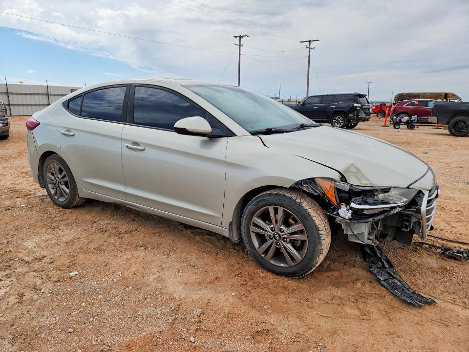 2017 Hyundai Elantra VIN KMHD84LF3HU430087 COPART salvage auction — FRONT END, Nm - Cert Of Title-Salvage, sold $20 on 2026-07-29 (photo 4)