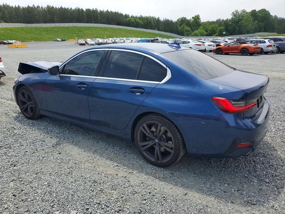2021 BMW 3er VIN 3MW5R1J01M8B58873 COPART salvage auction — FRONT END, Nc - Salvage Certificate Of Title, sold $11,000 on 2026-07-30 (photo 2)