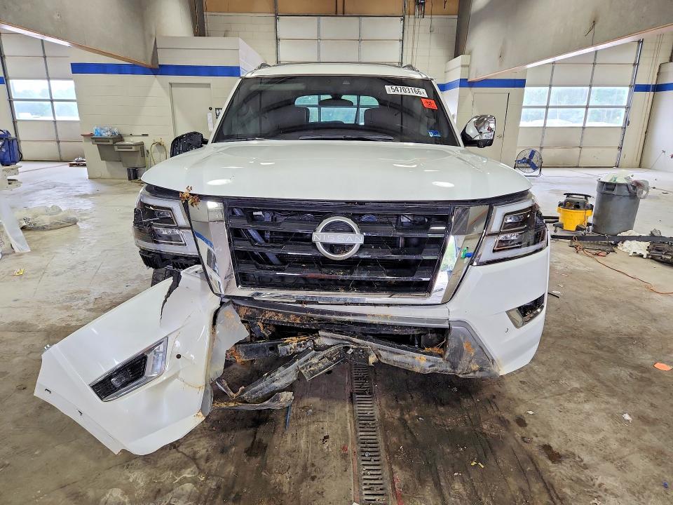 2023 Nissan VIN JN8AY2DB0P9837412 COPART salvage auction — FRONT END, Va - Cert Of Title - Salvage, sold $6,200 on 2026-07-24 (photo 5)