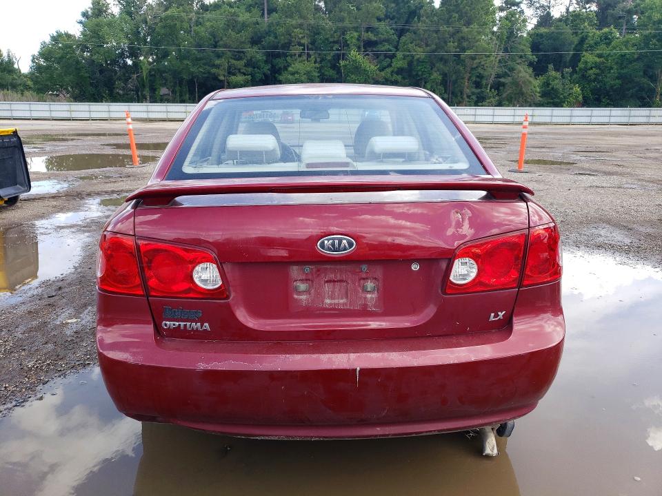 2008 Kia Optima VIN KNAGE123385259199 COPART salvage auction — FRONT END, Ks - Non Public Clean Title, sold $250 on 2026-07-10 (photo 6)