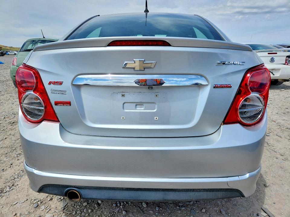 2014 Chevrolet SONIC VIN 1G1JG5SB2E4174396 COPART salvage auction — FRONT END, Ut - Salvage Certificate, sold $700 on 2026-07-10 (photo 6)